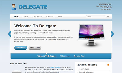 delegate wordpress theme delegate wordpress theme