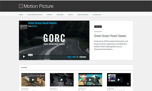 motion pictures wordpress theme