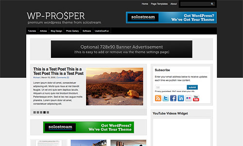 wp prosper wordpress theme