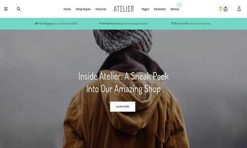 atelier wordpress theme