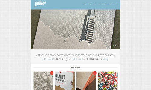 gather wordpress theme