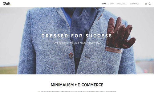 gear wordpress theme