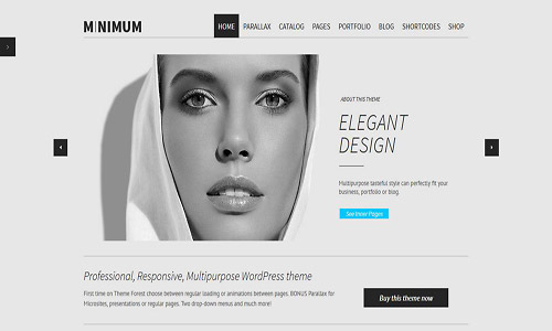 minimum wordpress theme