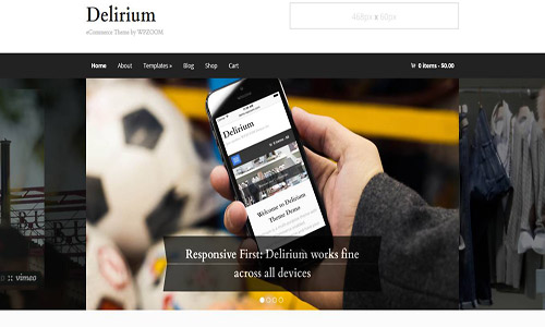 delirium wordpress theme