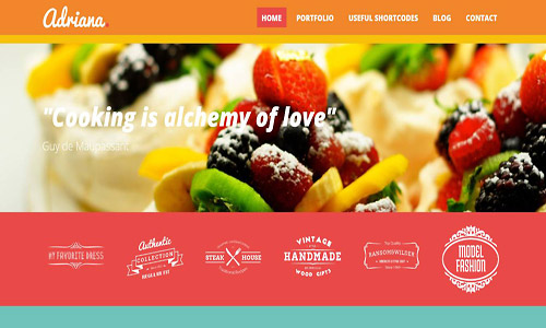 adriana wordpress theme